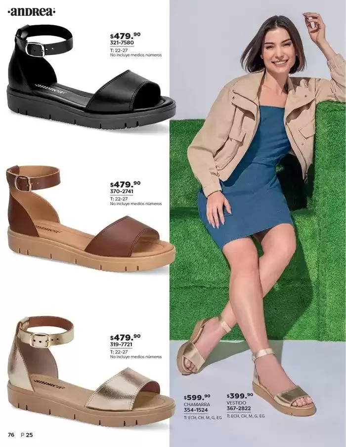 Catálogo de ANDREA | CALZADO DAMA 26 de enero al 24 de mayo 2025 - Pagina 76