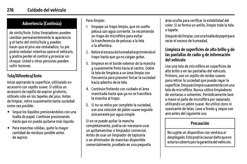 Catálogo de BrightDrop 400 Y BrightDrop 600 Manual del propietario 22 de enero al 31 de diciembre 2025 - Pagina 277
