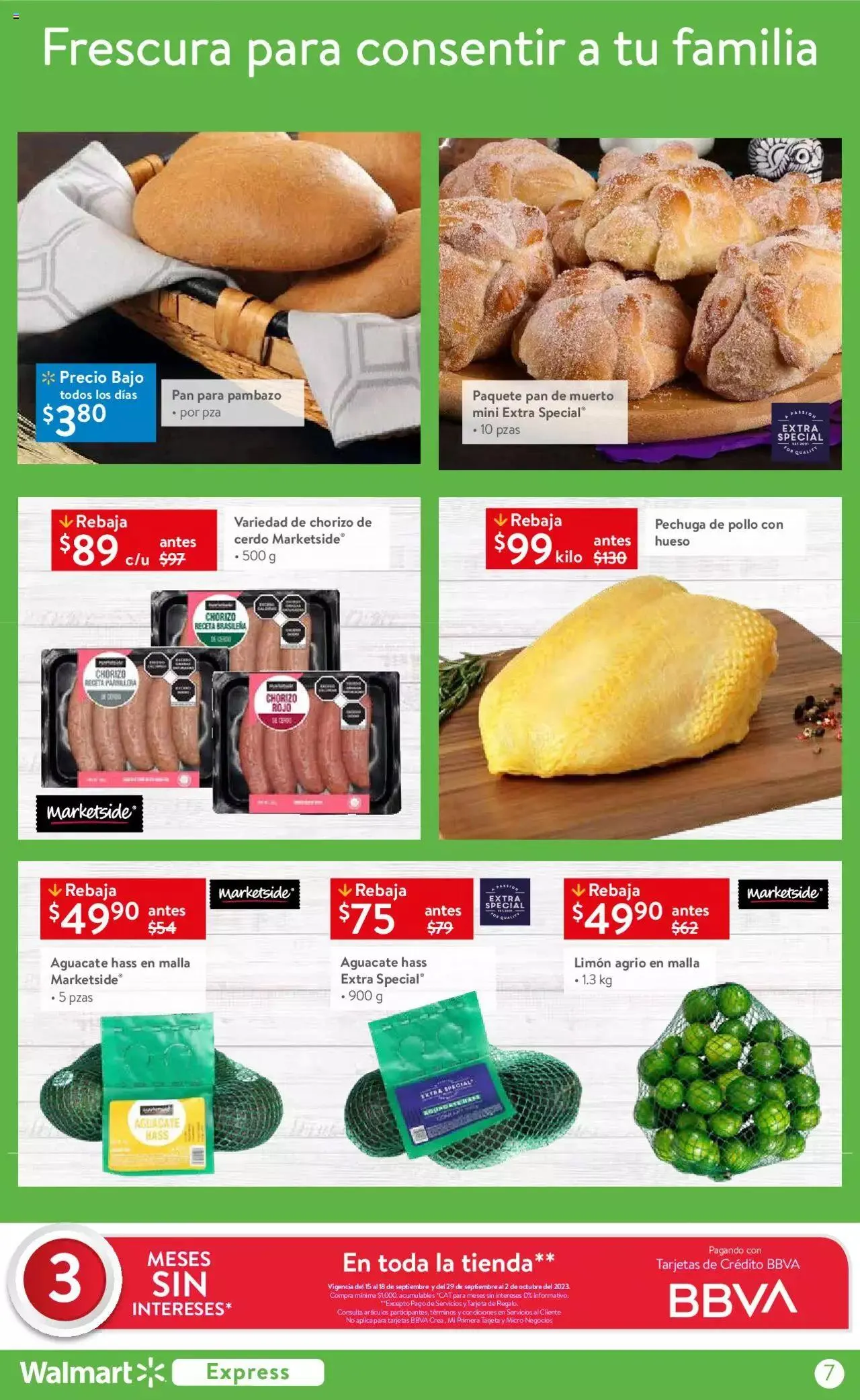 Catálogo de Walmart Express folleto 18 de septiembre al 14 de octubre 2023 - Pagina 7