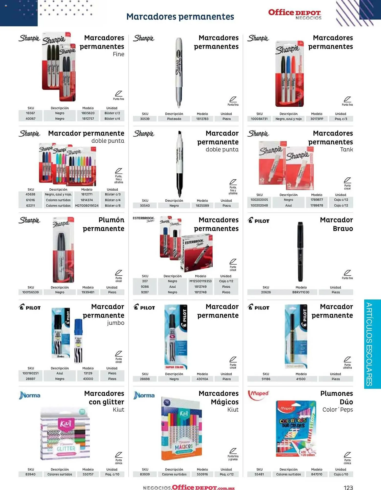 Catálogo de Catálogo Office Depot 12 de enero al 1 de enero 2027 - Pagina 125