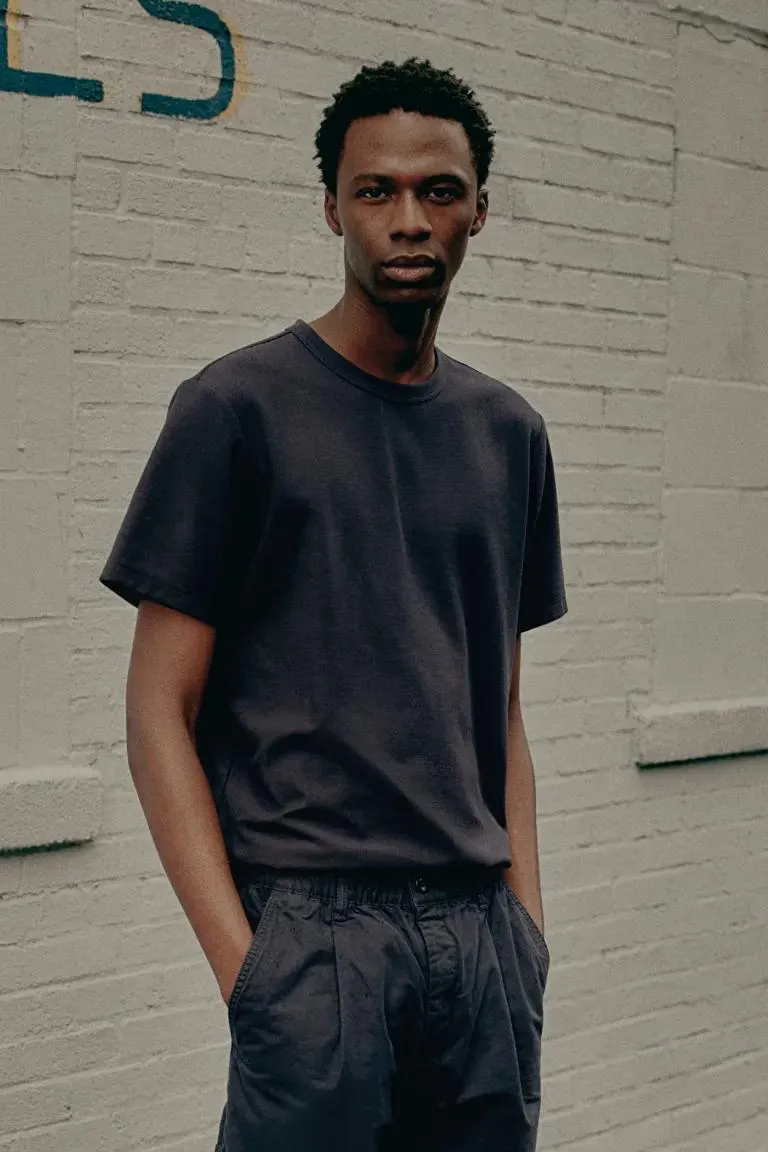 Tricou gofrat Regular Fit