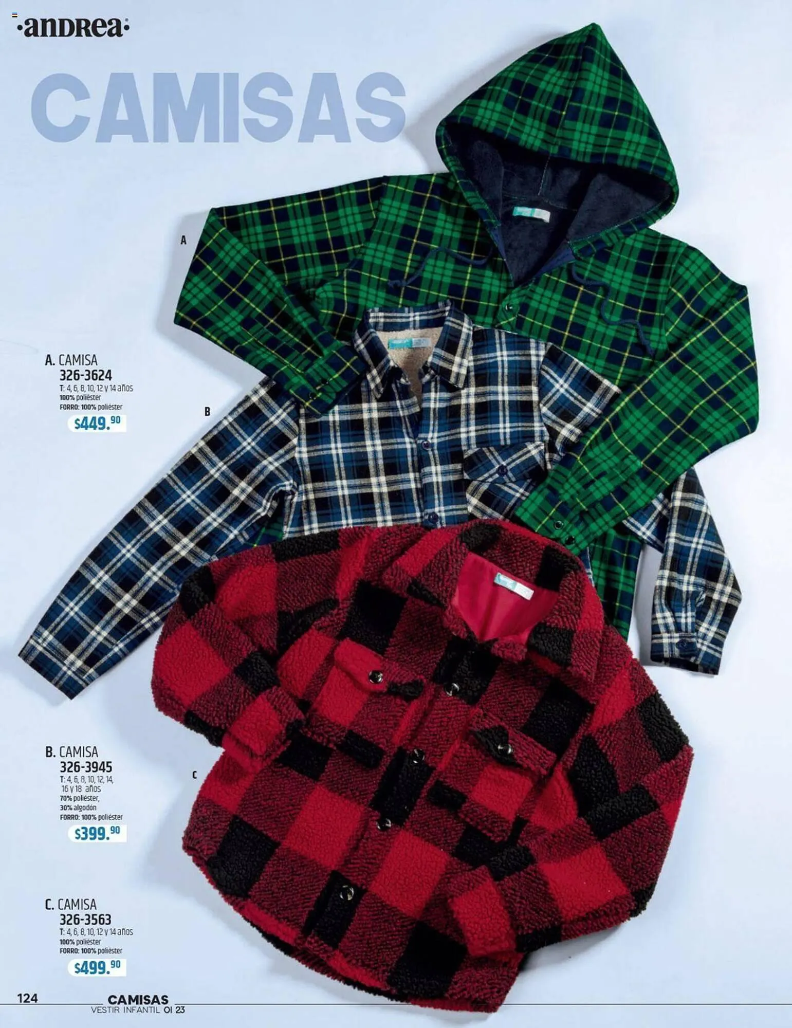 Catálogo de Catálogo Andrea 27 de agosto al 27 de enero 2024 - Pagina 124