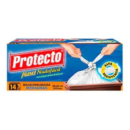 Bolsas para Basura Medianas Protecto 14 pzas