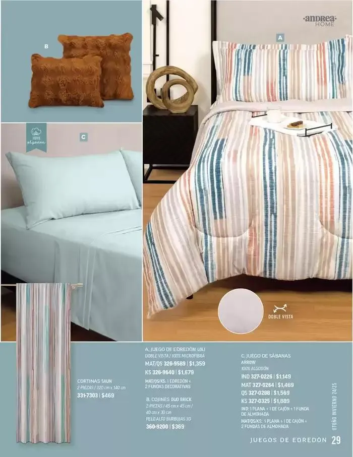 Catálogo de ANDREA - ANDREA HOME 26 de agosto al 25 de enero 2025 - Pagina 57