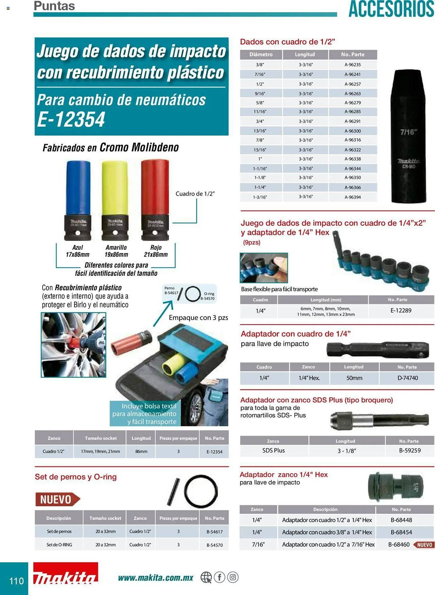 Catálogo de Catálogo Makita 8 de julio al 31 de diciembre 2025 - Pagina 110