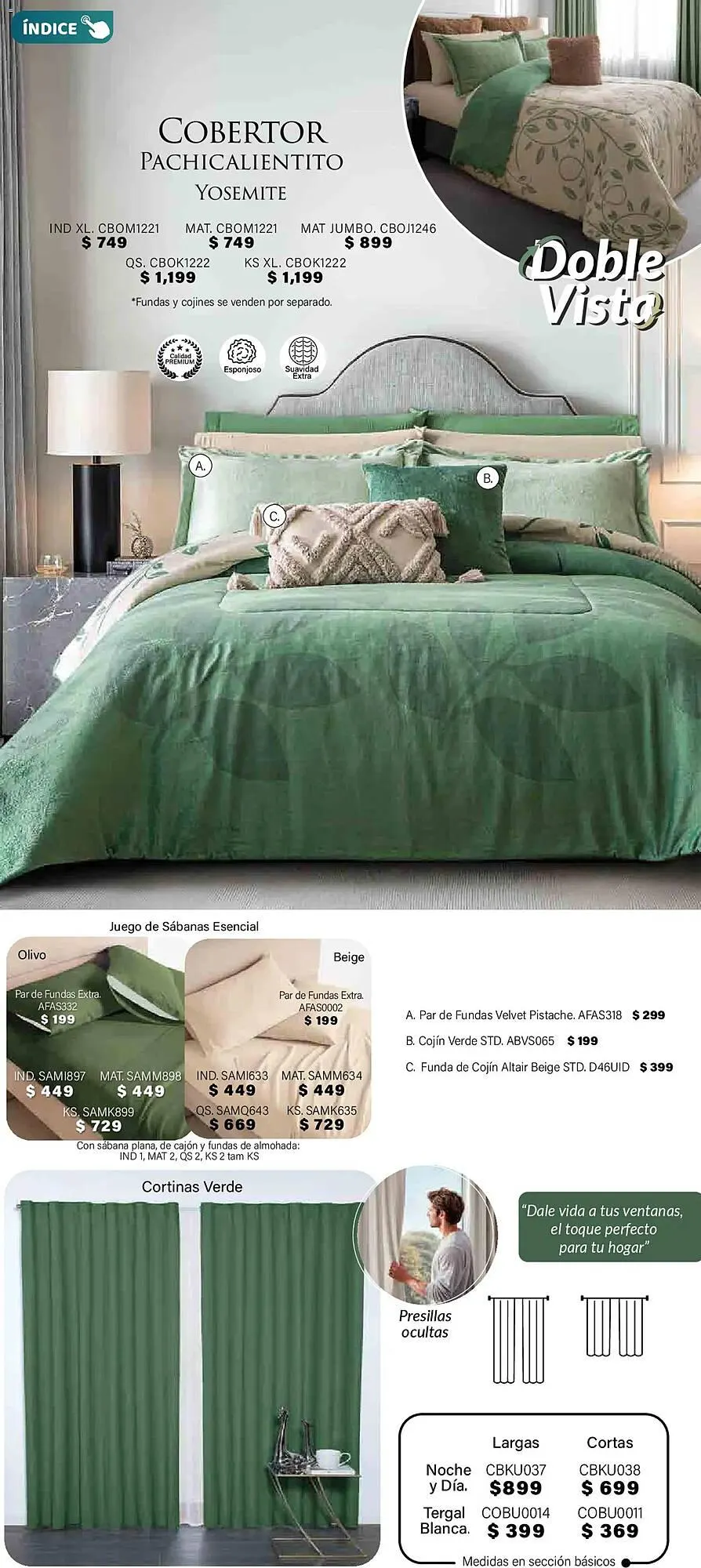 Catálogo de Catálogo Colchas Concord 1 de noviembre al 1 de febrero 2026 - Pagina 312