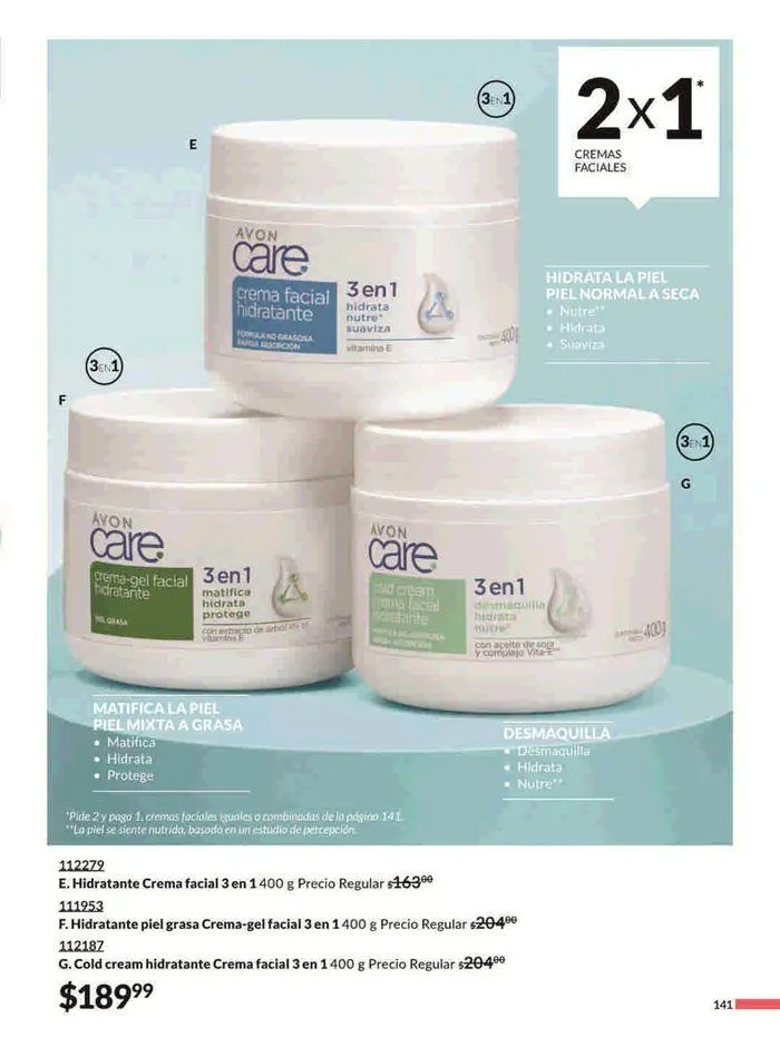 Catálogo de Avon COSMÉTICOS C10 15 de mayo al 19 de junio 2024 - Pagina 141