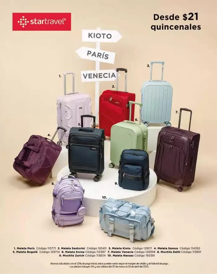 Catálogo de REVISTA MARZO REVISTA VACACIONES SEMANA SANTA 1 de abril al 30 de abril 2025 - Pagina 29