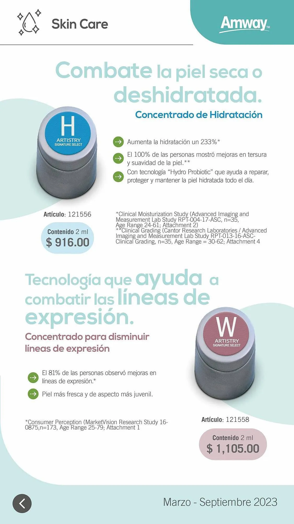 Catálogo de Catálogo Amway 5 de septiembre al 30 de septiembre 2023 - Pagina 42