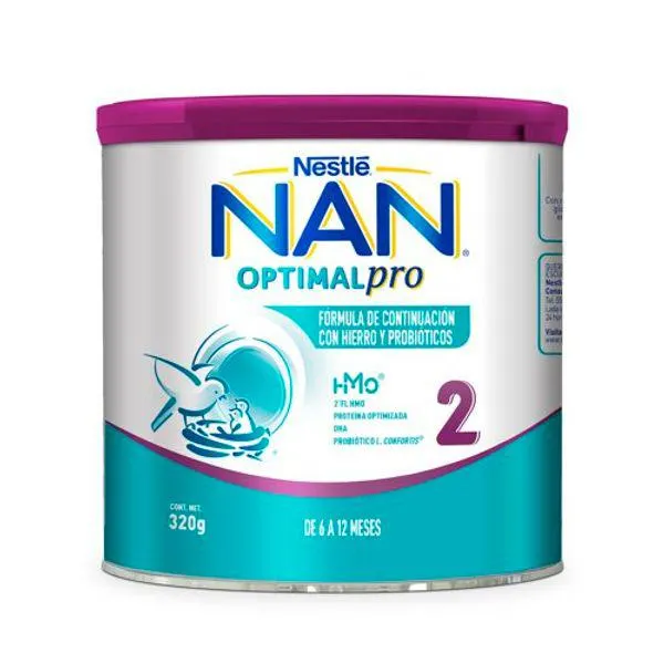 Fórmula Nan 2 optimal pro 320 g