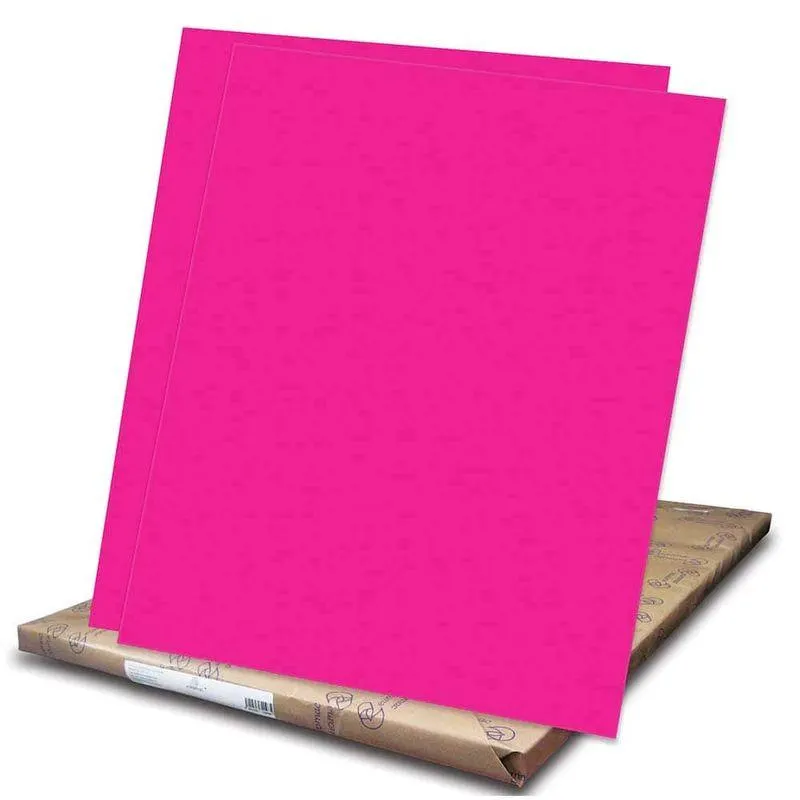 Cartulina Iris Satín Plus de 50 x 65 cm Rosa Mexicano Arpapel EI0026