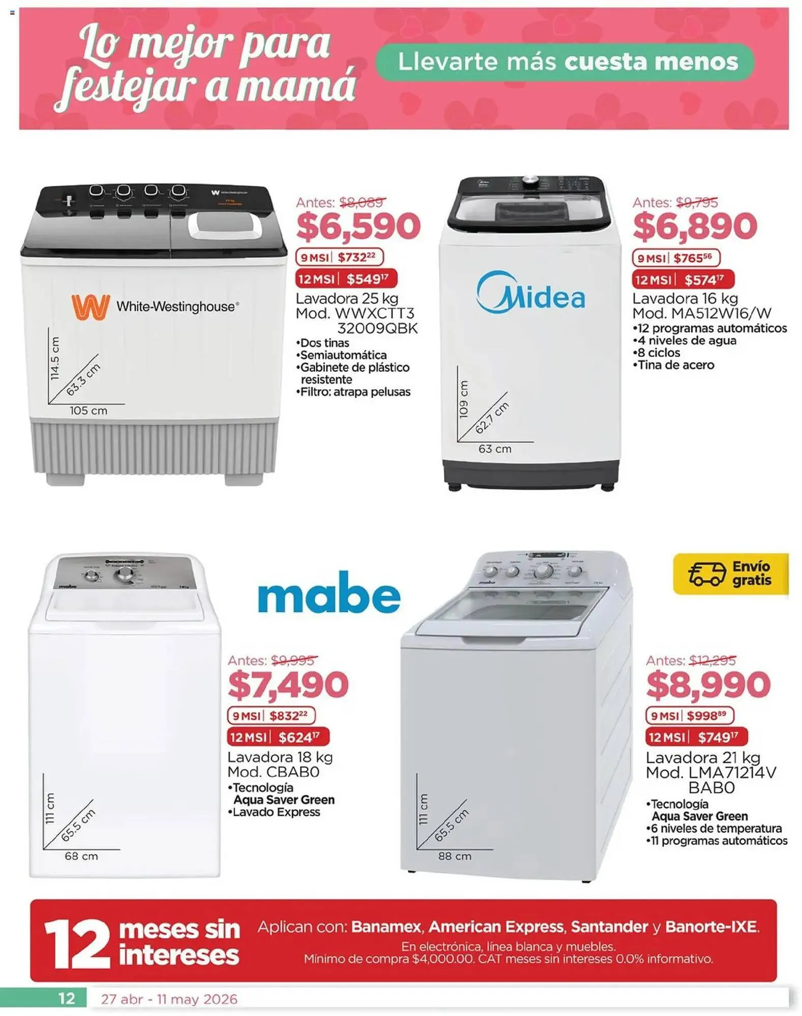 Catálogo de Folleto Chedraui 27 de abril al 12 de mayo 2026 - Pagina 12