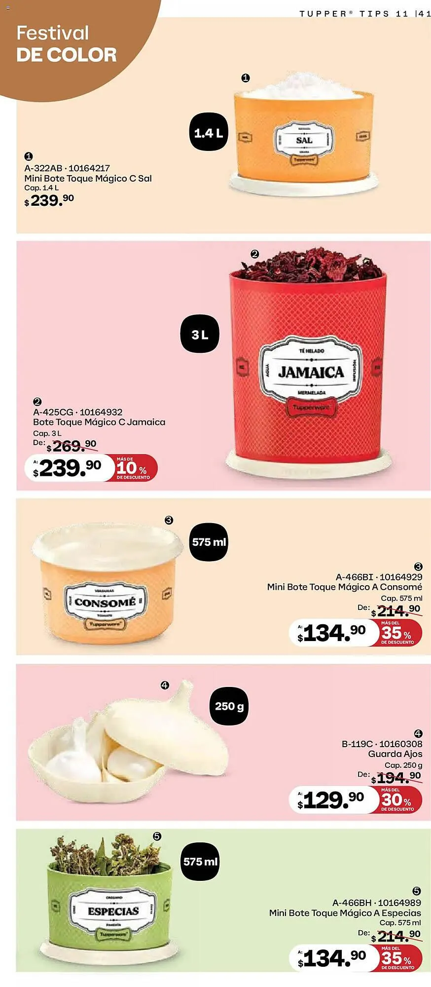 Catálogo de Catálogo Tupperware 6 de octubre al 3 de noviembre 2025 - Pagina 41