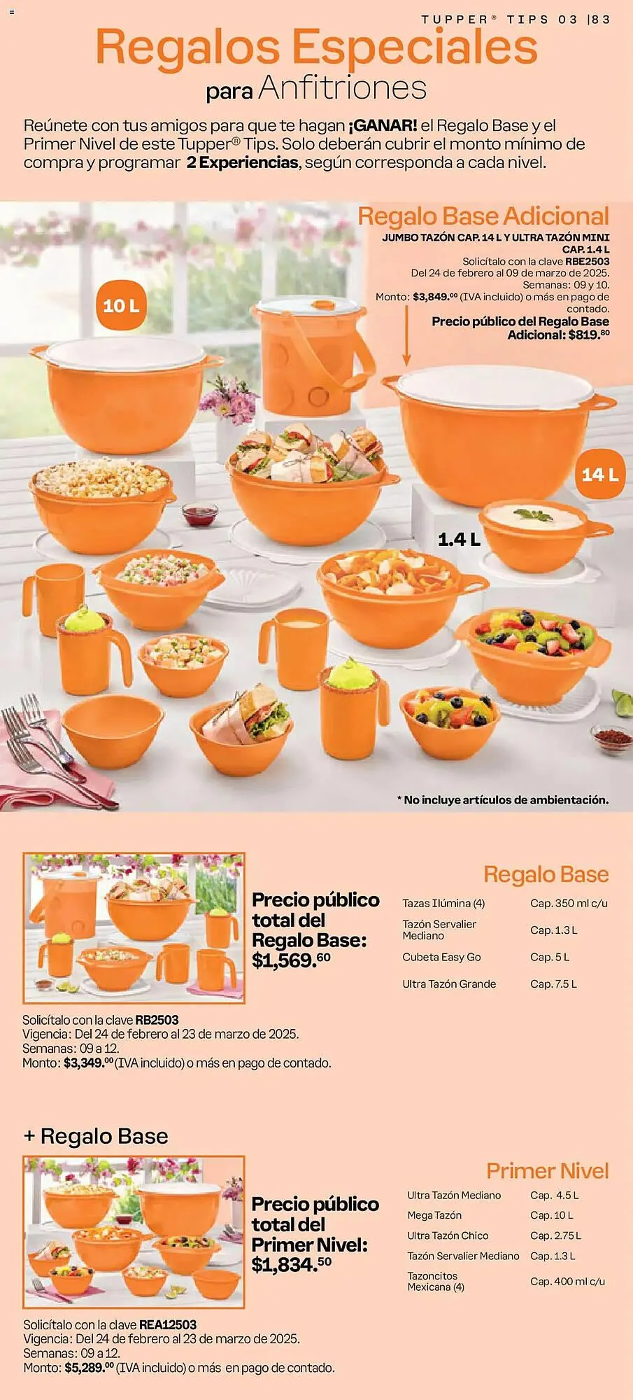 Catálogo de Catálogo Tupperware 24 de febrero al 23 de marzo 2025 - Pagina 83