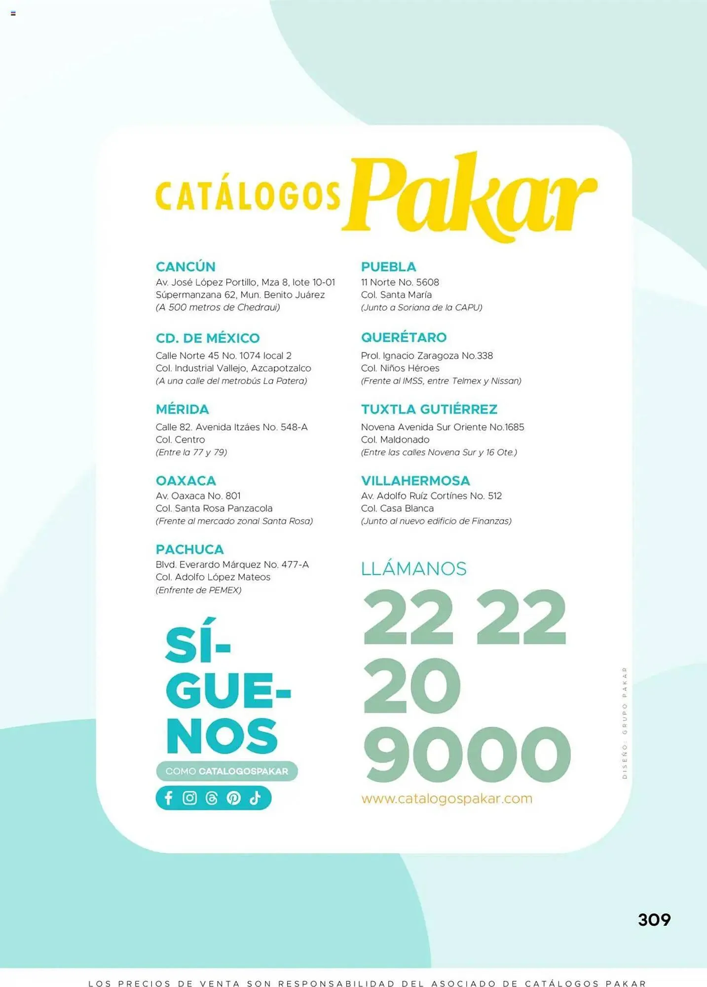 Catálogo de Catálogo SC Pakar 31 de enero al 30 de abril 2025 - Pagina 309