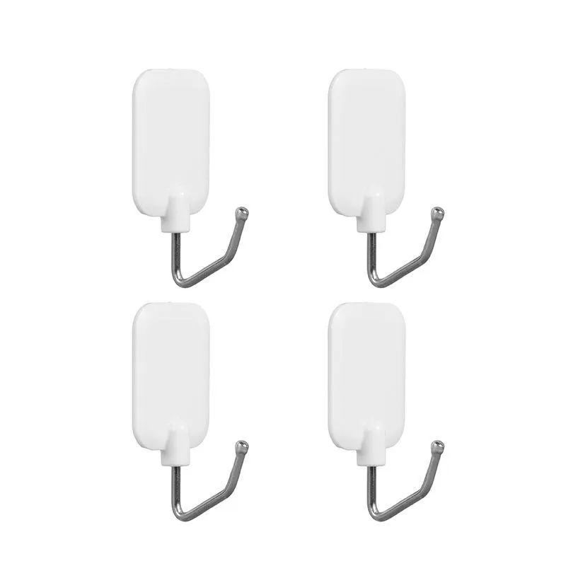 Paquete De Ganchos Adhesivos Cuadrados 2 KG 4 Piezas