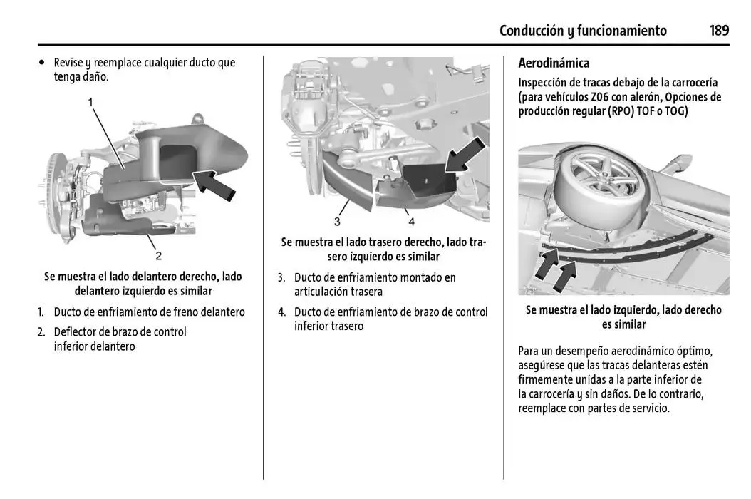 Catálogo de Chevrolet Corvette Stingray Manual del propietario 22 de enero al 31 de diciembre 2025 - Pagina 190