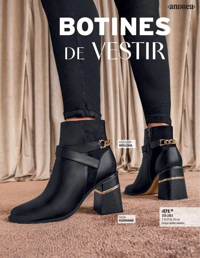 Catálogo de ANDREA - CALZADO DAMA 26 de agosto al 25 de enero 2025 - Pagina 146