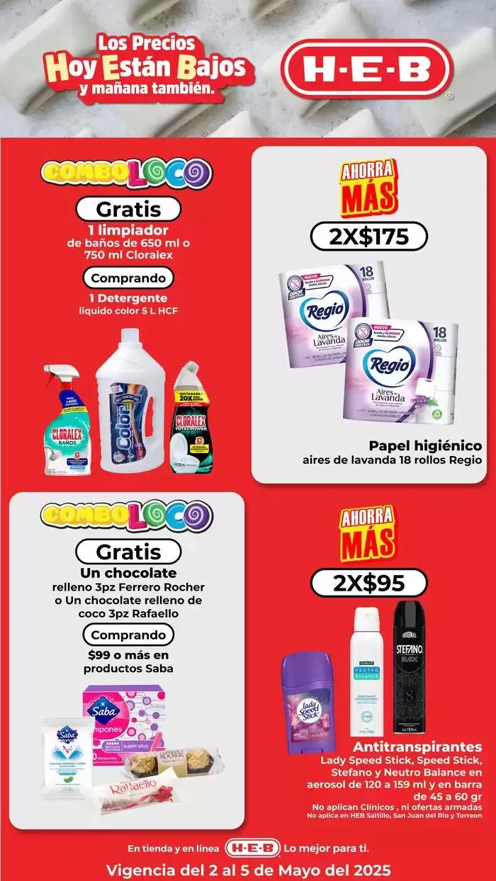 Catálogo de Ofertas HEB 2 de mayo al 5 de mayo 2025 - Pagina 5