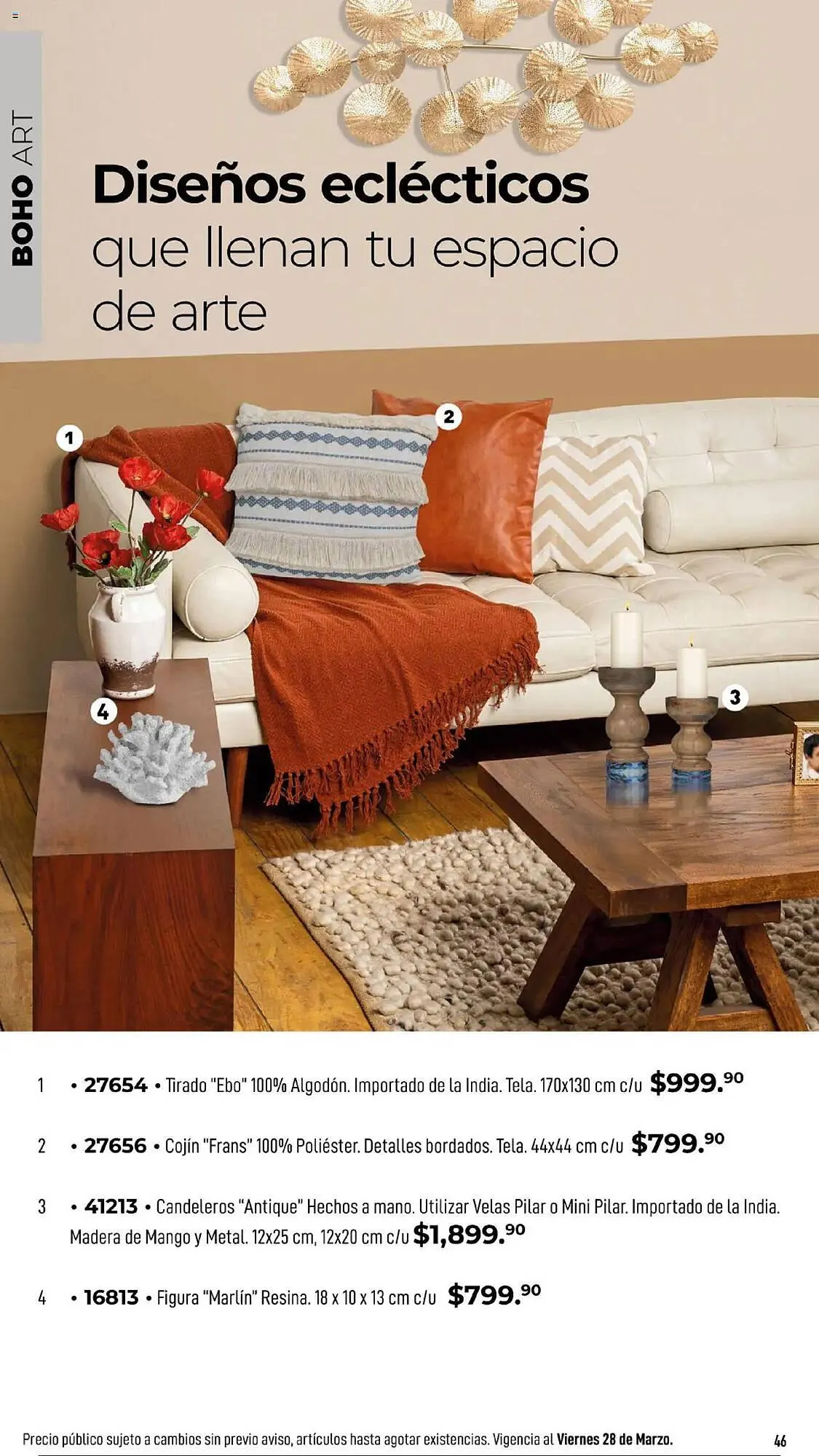 Catálogo de Catálogo Home Interiors 17 de febrero al 28 de marzo 2025 - Pagina 46