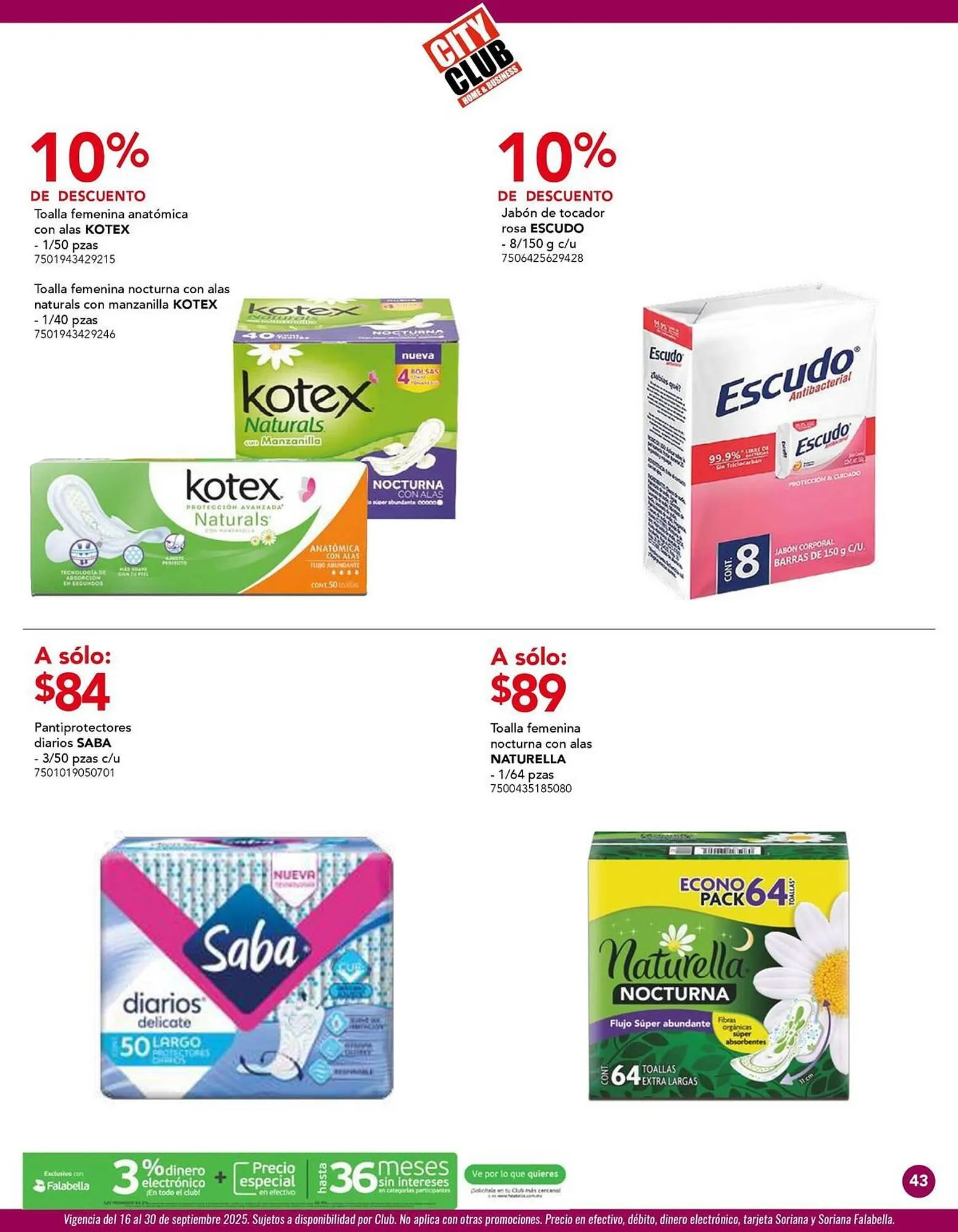 Catálogo de catálogo City Club 2 de septiembre al 30 de septiembre 2025 - Pagina 43