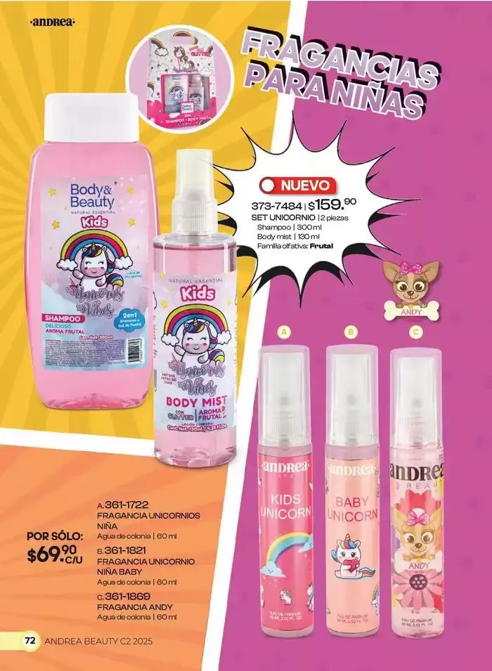 Catálogo de ANDREA | BELLEZA INTEGRAL DAMA 21 de marzo al 20 de abril 2025 - Pagina 72