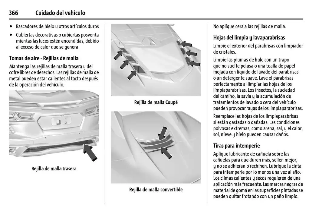 Catálogo de Chevrolet Corvette Stingray Manual del propietario 22 de enero al 31 de diciembre 2025 - Pagina 367