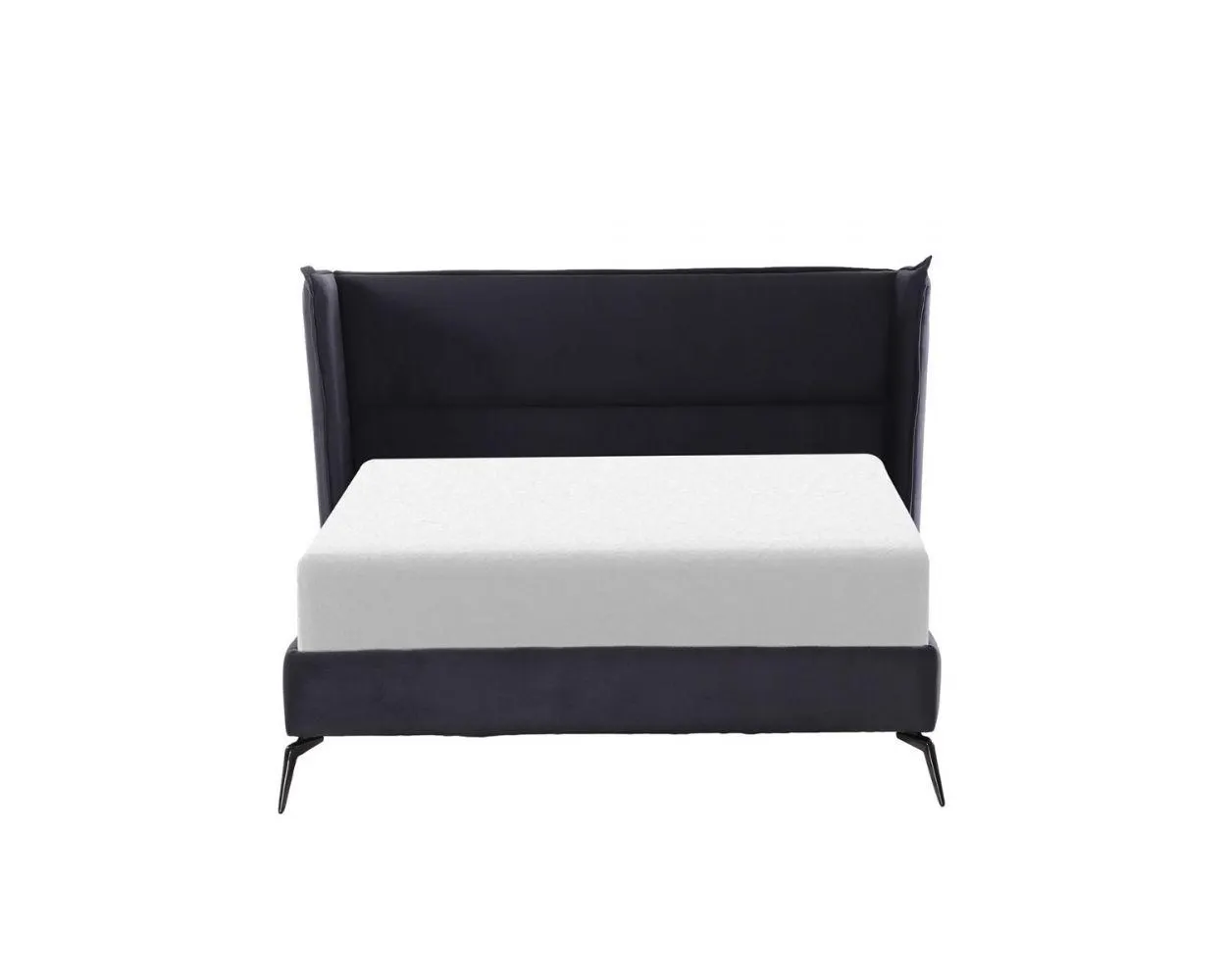 Cama Queen Size Macca Gris Oxford