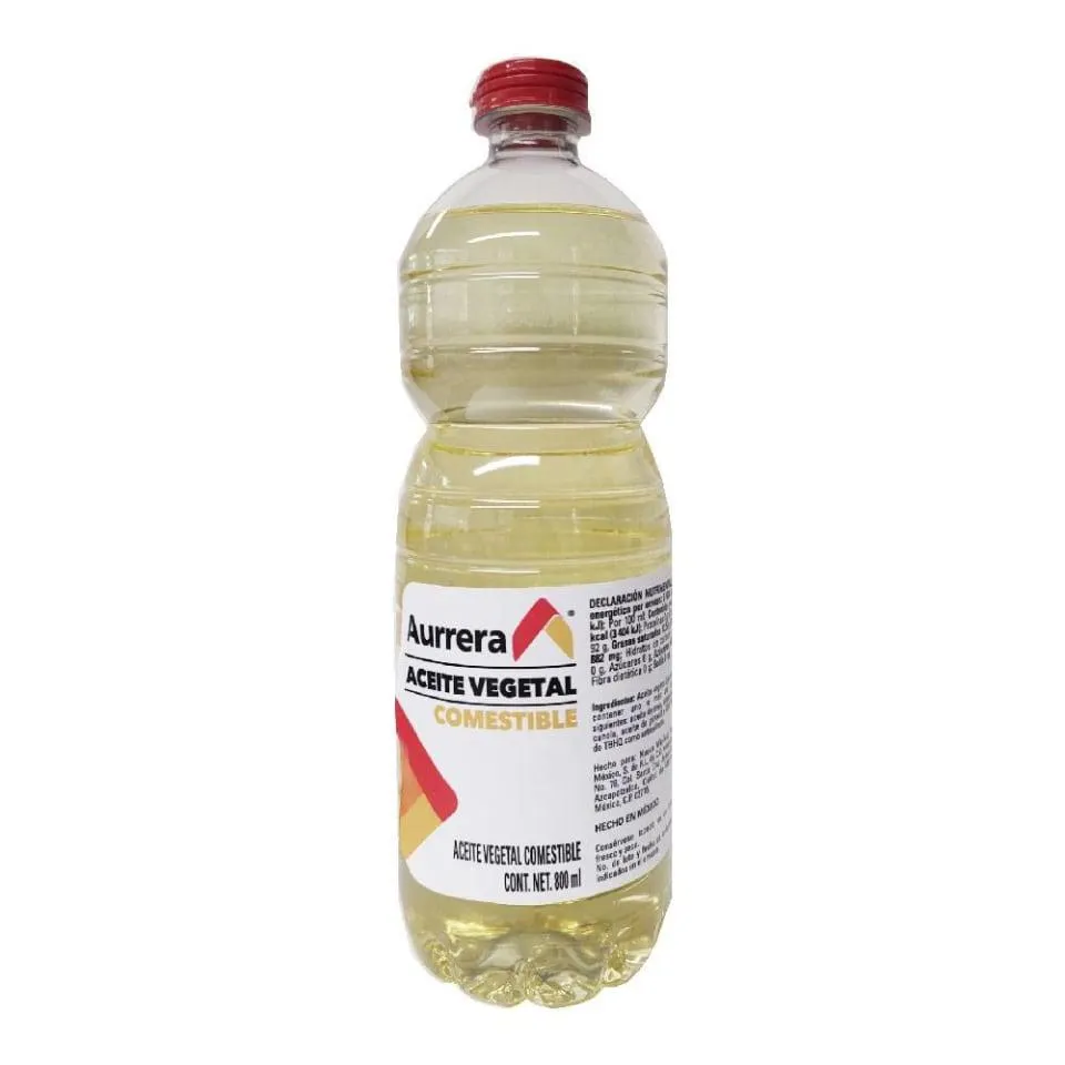 Aceite Vegetal Aurrera Mixto 800 ml