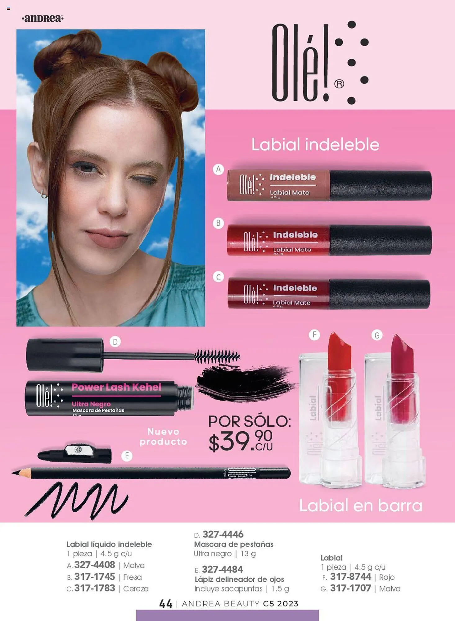 Catálogo de Catálogo Andrea 16 de julio al 2 de septiembre 2023 - Pagina 44