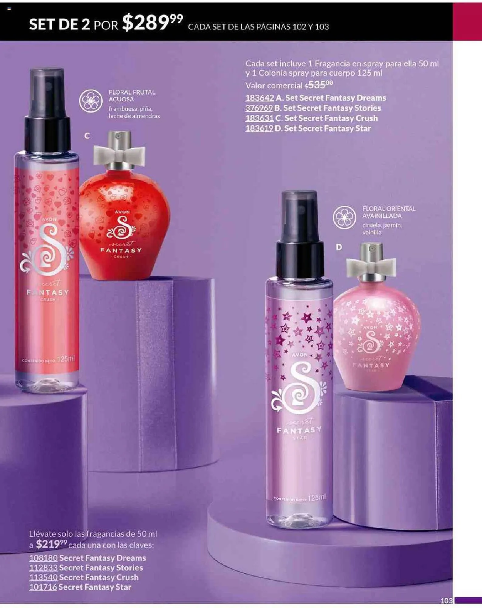Catálogo de Catálogo Avon 14 de marzo al 22 de abril 2024 - Pagina 103
