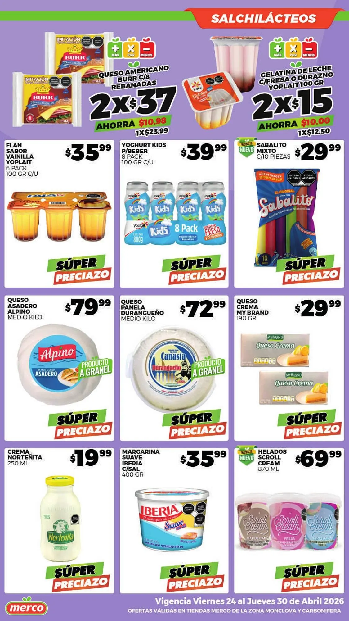 Catálogo de Folleto Merco 24 de abril al 30 de abril 2026 - Pagina 15
