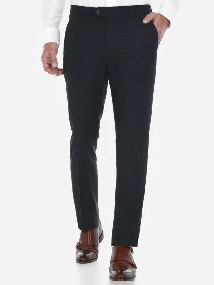 Pantalón de Vestir Slim Fit Básico de Lana