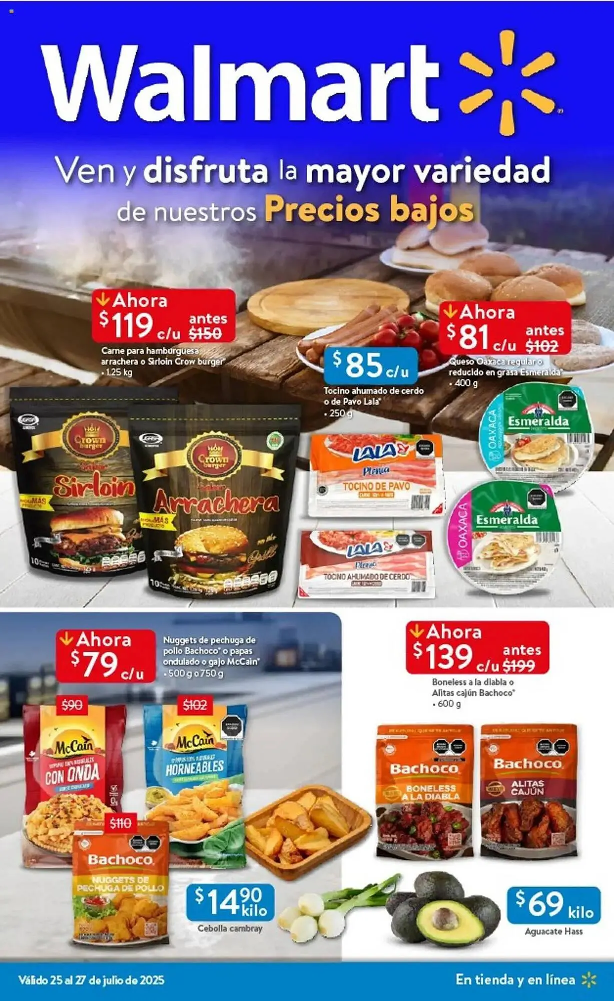 Catálogo de Catálogo Walmart 25 de julio al 28 de julio 2025 - Pagina 1