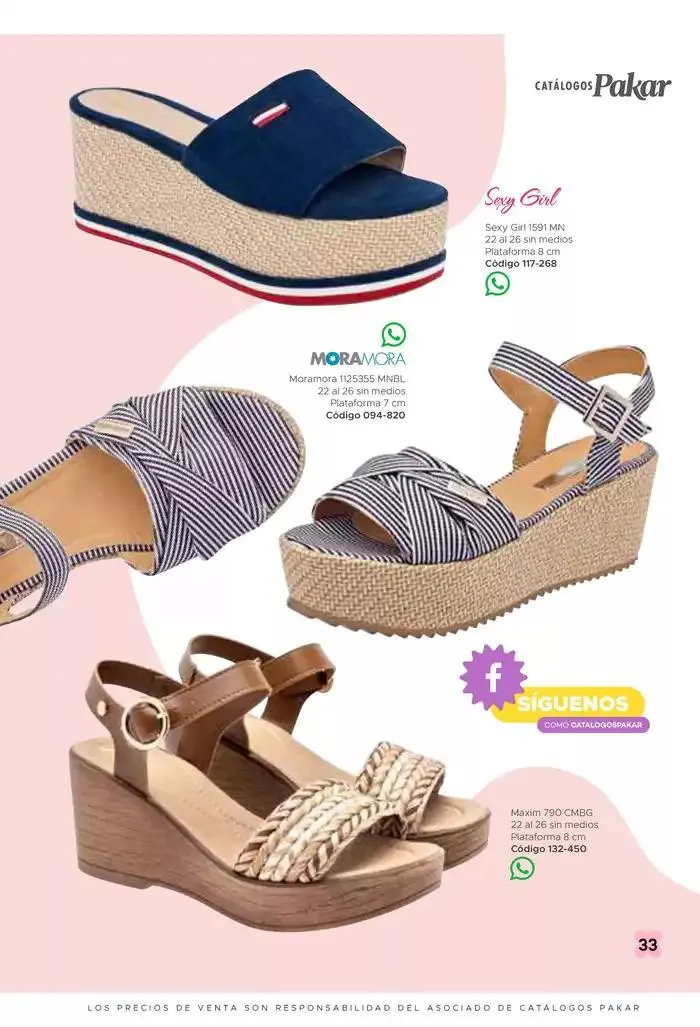 Catálogo de Pakar Sandalia 31 de enero al 31 de mayo 2025 - Pagina 33