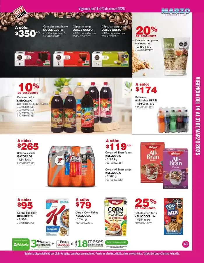 Catálogo de Marzo Espectacular 28 de febrero al 31 de marzo 2025 - Pagina 43
