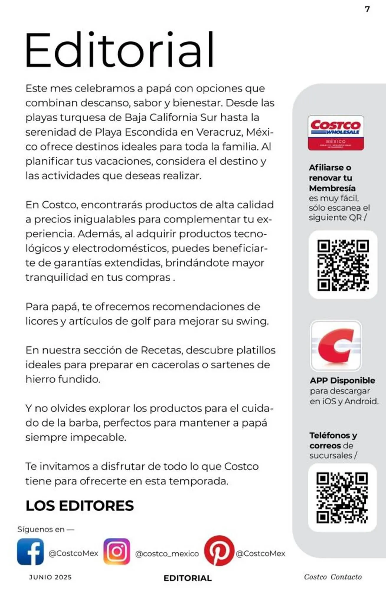 Catálogo de Catálogo Costco 1 de junio al 30 de junio 2025 - Pagina 7