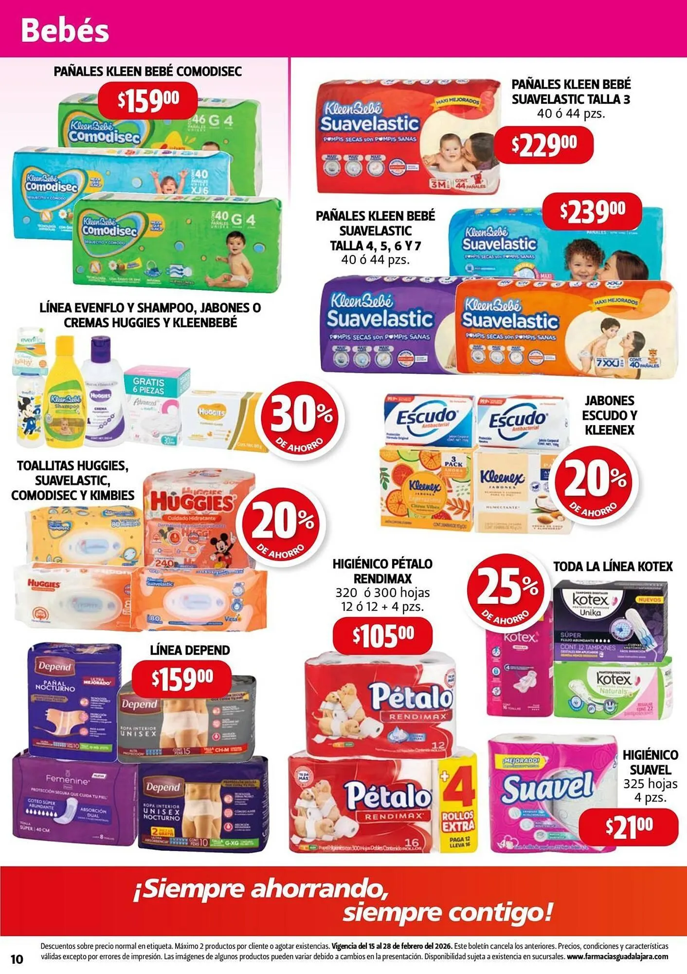 Catálogo de Folleto Farmacias Guadalajara 16 de febrero al 28 de febrero 2026 - Pagina 10