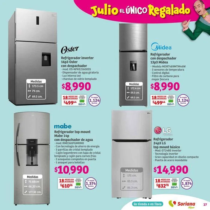 Catálogo de Julio Regalado Híper 22 de julio al 24 de julio 2024 - Pagina 27