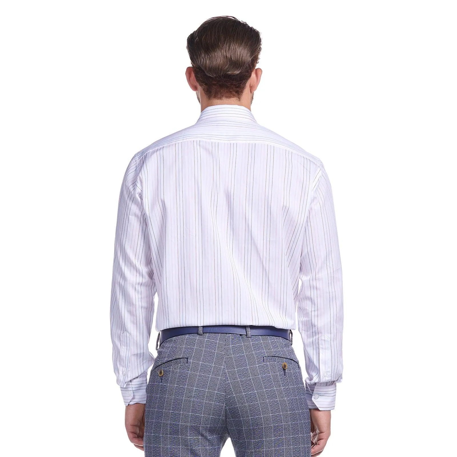 Camisa de algodón | Color rosa | Slim fit