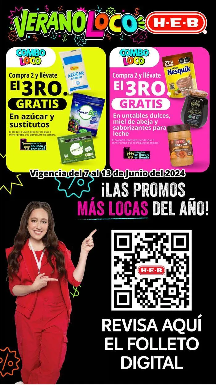 Catálogo de Ofertas HEB - Verano Loco 10 de junio al 13 de junio 2024 - Pagina 12