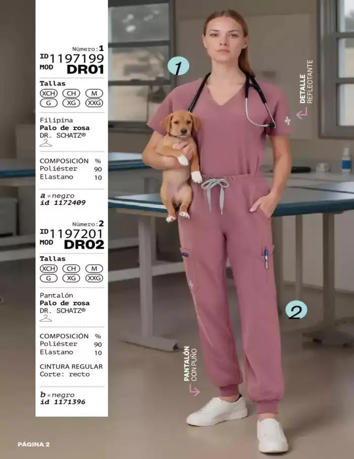 Catálogo de PIJAMAS QUIRURGICAS | ACO | 2025 | 1E 1 de marzo al 30 de septiembre 2025 - Pagina 2