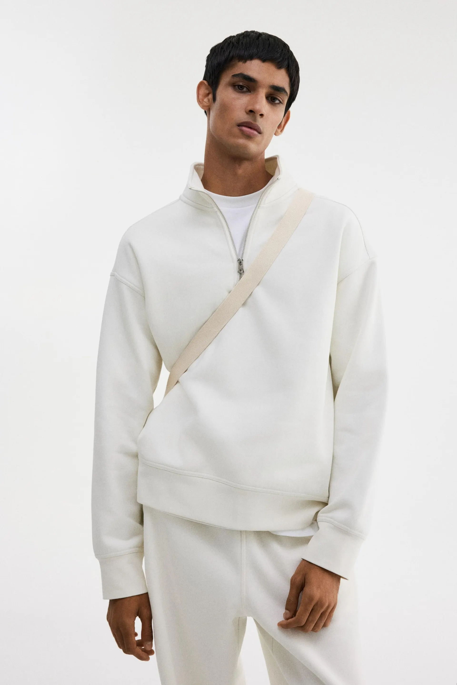 Sudadera Loose Fit con zíper