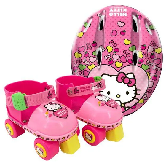 Hello Kitty Combo Patines de Entrenamiento y Casco Tr-Skhk-Bh