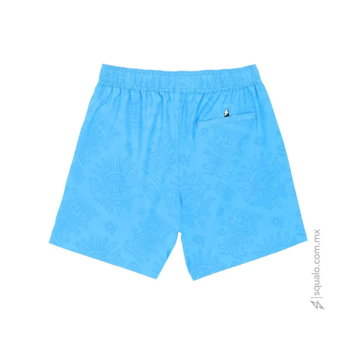 Traje de Baño Volley Corto Vcbasix Multicolor Azul