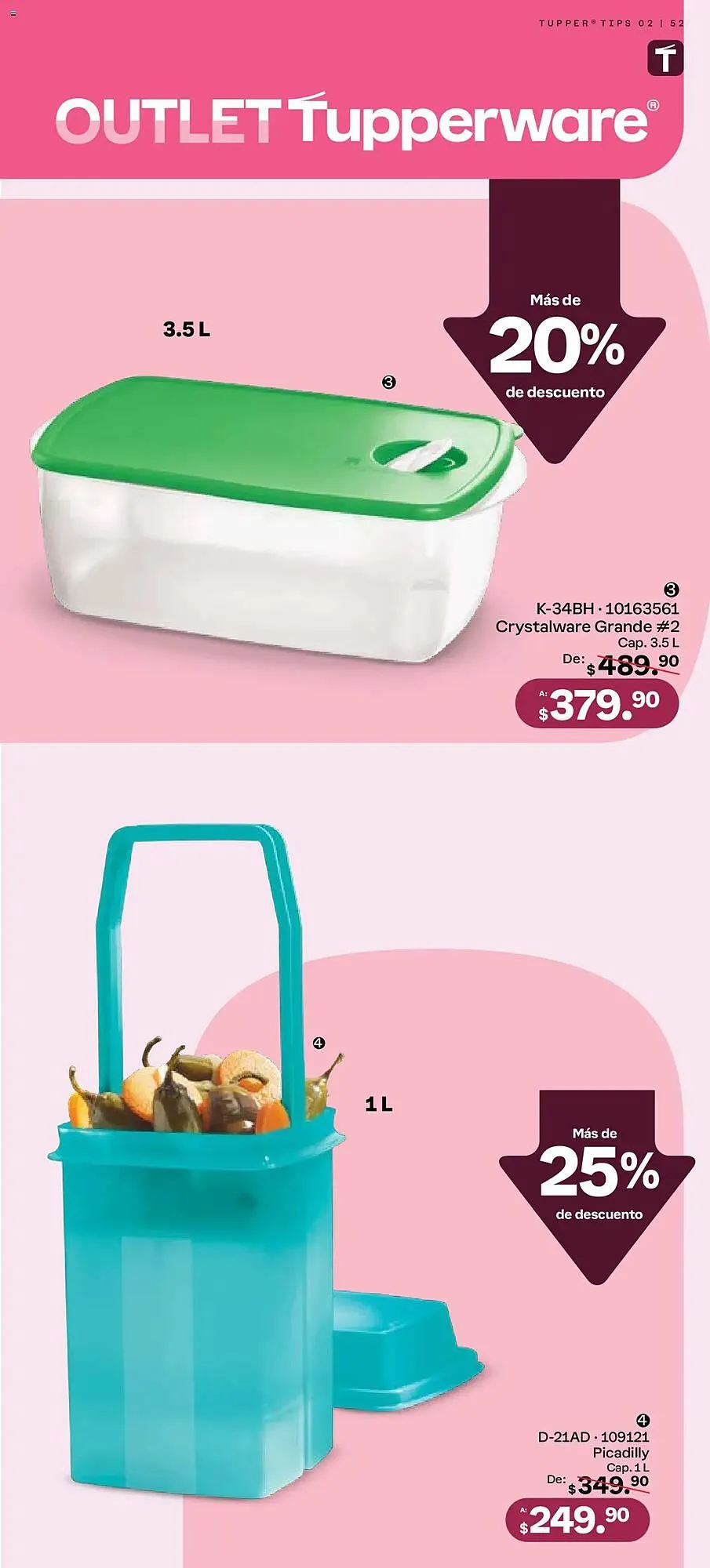 Catálogo de Catálogo Tupperware 27 de enero al 23 de febrero 2025 - Pagina 52