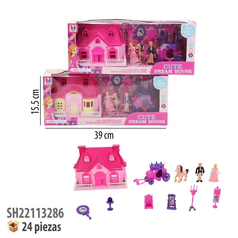 CASA DE MUÑECAS CON ACCESORIOS