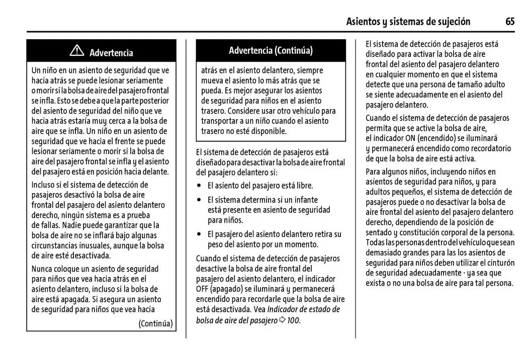 Catálogo de Chevrolet Corvette Stingray Manual del propietario 22 de enero al 31 de diciembre 2025 - Pagina 66