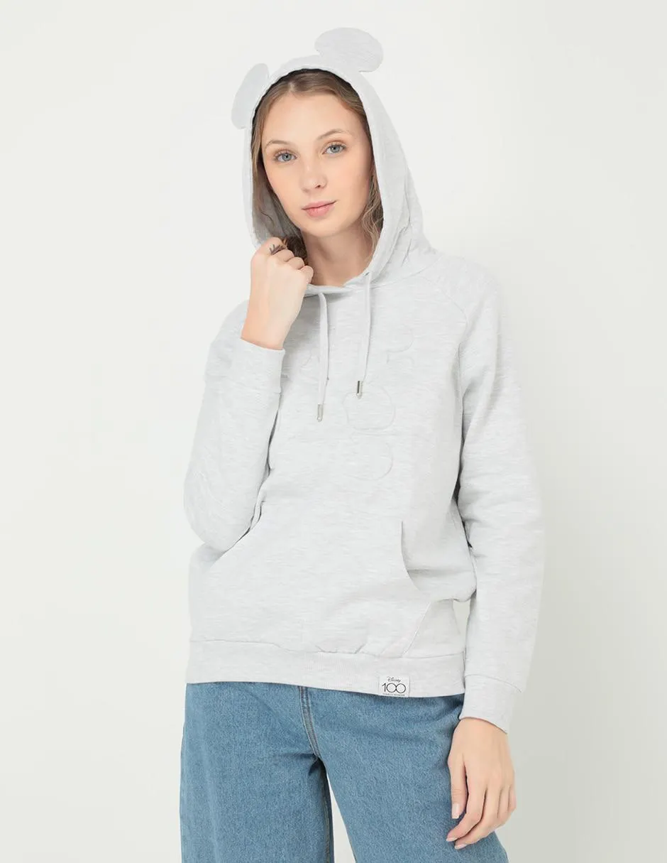 Sudadera con capucha y bolsa Disney DTR para mujer