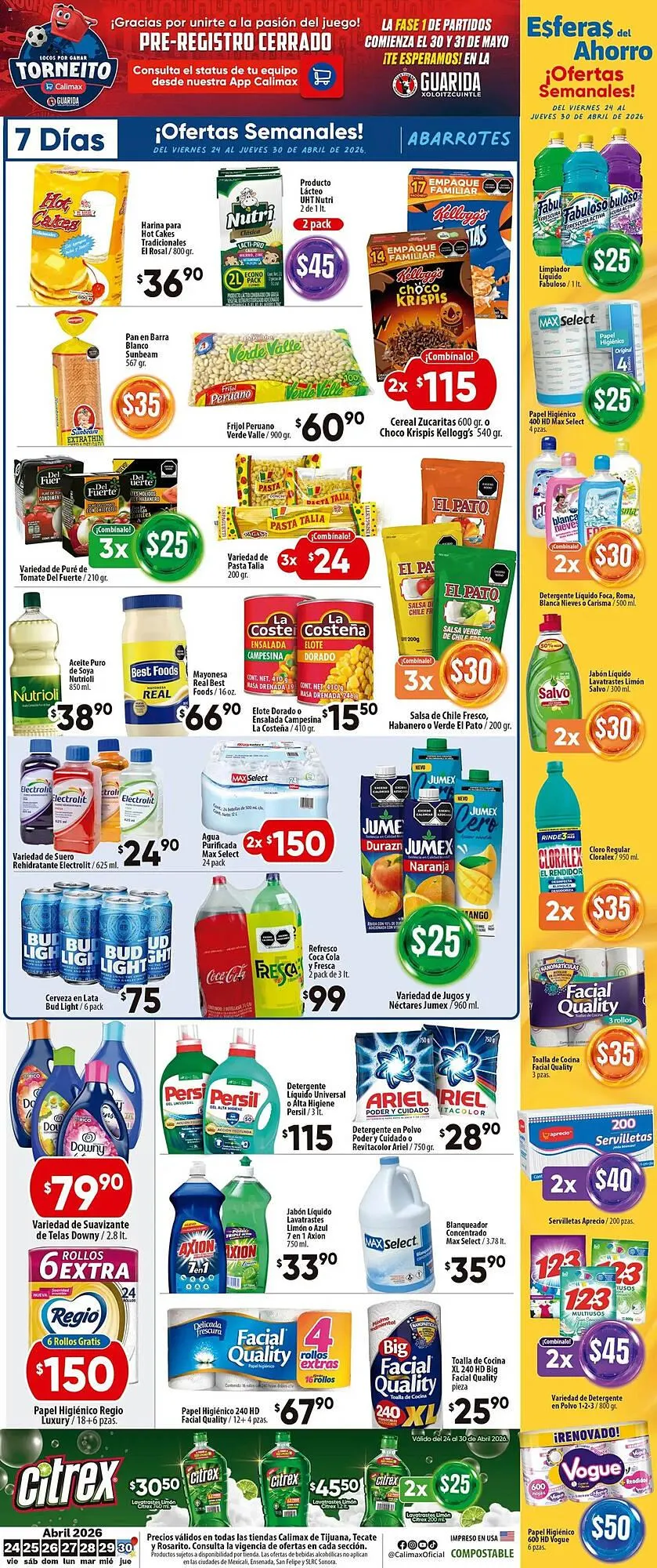 Catálogo de Folleto Calimax 24 de abril al 30 de abril 2026 - Pagina 6